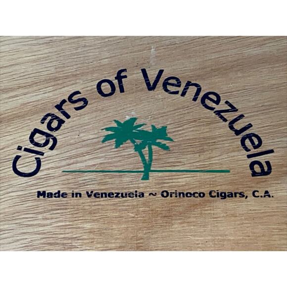 Wooden Cigar Box Premium Cigars Of Venezuela Orinoco Vintage - Picture 2 of 13